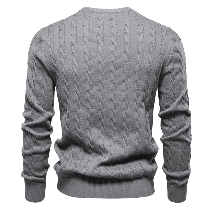 Falkner | Stickad Modern Herrpullover